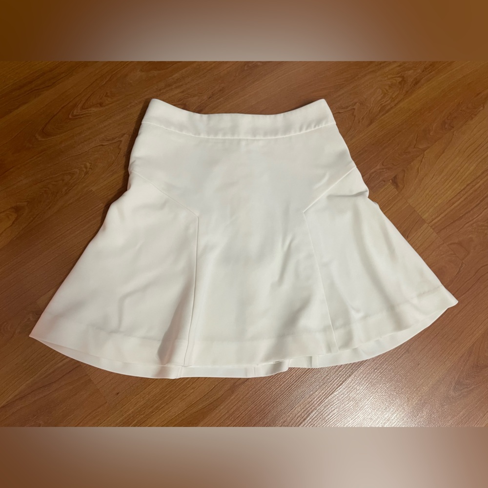 EXPRESS White Skater Skirt